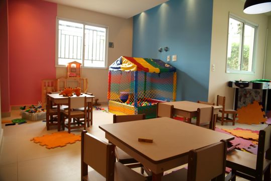 Área comum -Brinquedoteca  de apartamento para alugar com 2 quartos, 58m² em Vila Goncalves, São Bernardo do Campo