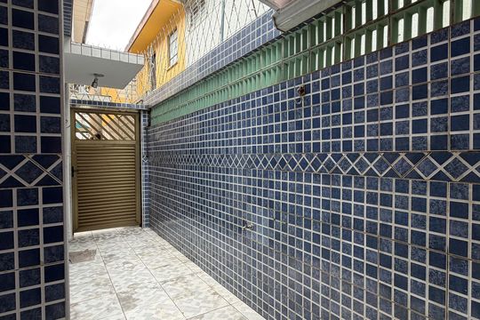 Quintal de casa de condomínio para alugar com 2 quartos, 90m² em Vila Mathias, Santos