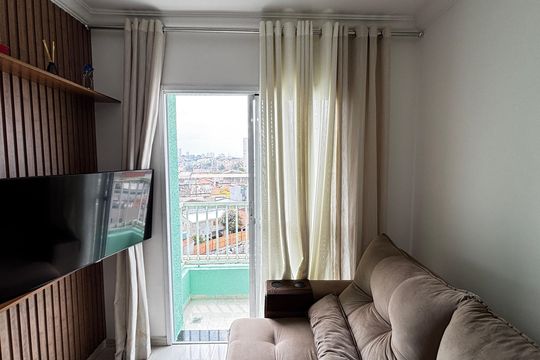 Sala - Sala de Jantar de apartamento para alugar com 2 quartos, 52m² em Vila Príncipe de Gales, Santo André
