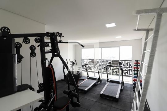 Área comum - Academia de apartamento para alugar com 1 quarto, 26m² em Água Fria, São Paulo