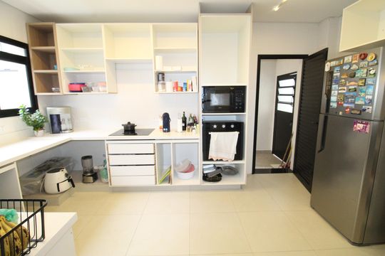 Cozinha de casa de condomínio para alugar com 5 quartos, 200m² em Urbanova Vii, São José dos Campos