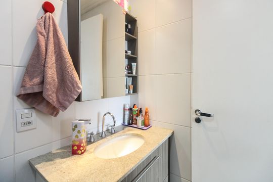 Banheiro Suíte  de apartamento à venda com 2 quartos, 63m² em Tatuapé, São Paulo