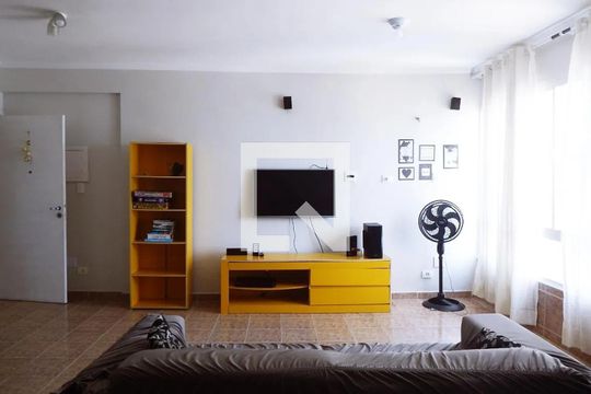 Sala de apartamento para alugar com 2 quartos, 120m² em Itararé, São Vicente