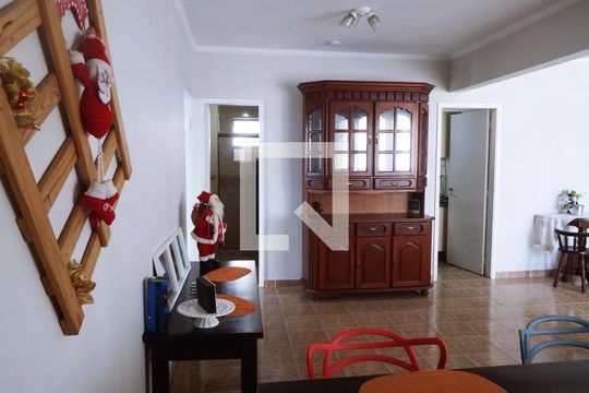 Corredor de apartamento para alugar com 2 quartos, 120m² em Itararé, São Vicente