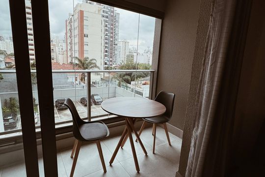 Varanda de apartamento para alugar com 1 quarto, 30m² em Pompeia, São Paulo
