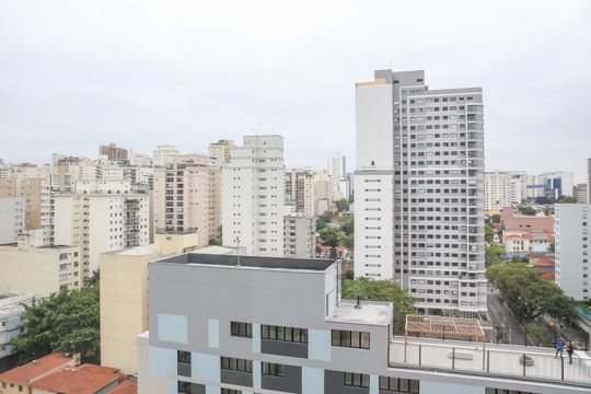 Vista do Studio de kitnet/studio para alugar com 1 quarto, 28m² em Pompeia, São Paulo