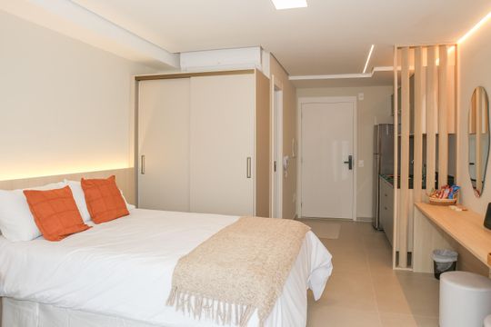 Studio de kitnet/studio para alugar com 1 quarto, 28m² em Pompeia, São Paulo