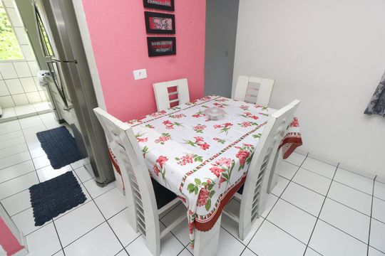 Sala de Jantar de apartamento à venda com 2 quartos, 55m² em Jardim Alvorada, Santo André