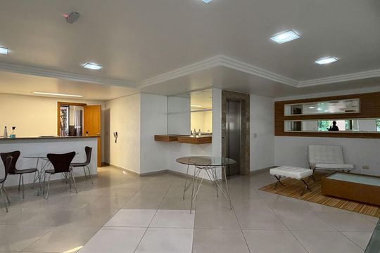 Área comum de apartamento para alugar com 3 quartos, 140m² em Boqueirão, Santos