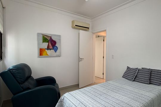 Suite 2 de apartamento para alugar com 3 quartos, 140m² em Boqueirão, Santos