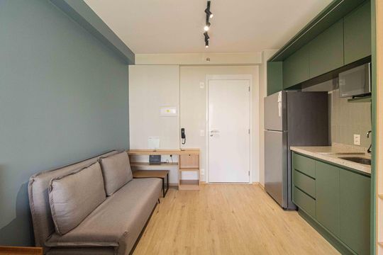 Studio de kitnet/studio para alugar com 1 quarto, 32m² em Sacoma, São Paulo