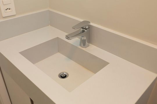 BANHEIRO SOCIAL de apartamento à venda com 3 quartos, 75m² em Vila Itapura, Campinas
