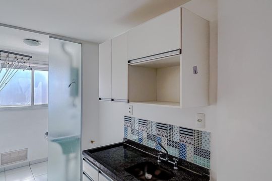 Cozinha de apartamento para alugar com 1 quarto, 40m² em Tatuapé, São Paulo