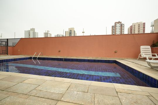 Área comum - Piscina de apartamento para alugar com 2 quartos, 77m² em Vila Lea, Santo André