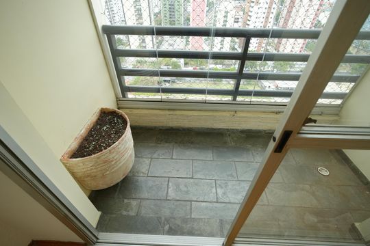 Varanda da Sala de apartamento para alugar com 2 quartos, 77m² em Vila Lea, Santo André