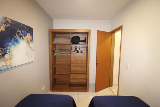 Quarto 1 de apartamento para alugar com 1 quarto, 32m² em Carandiru, São Paulo