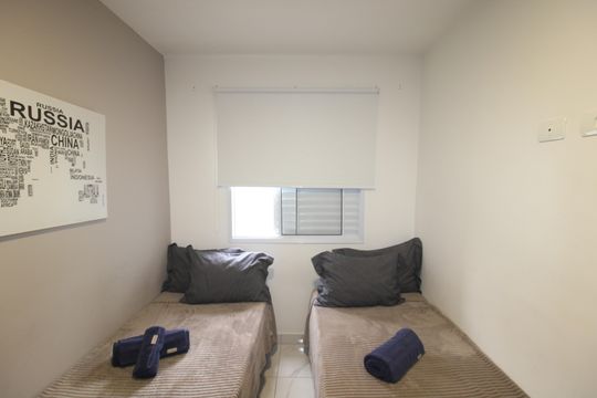 Quarto 1 de apartamento para alugar com 1 quarto, 32m² em Carandiru, São Paulo