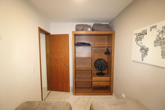 Quarto 1 de apartamento para alugar com 1 quarto, 32m² em Carandiru, São Paulo