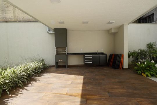Churrasqueira de kitnet/studio para alugar com 1 quarto, 26m² em Liberdade, São Paulo