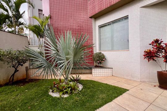 Jardim de apartamento à venda com 4 quartos, 140m² em Cidade Nova, Belo Horizonte