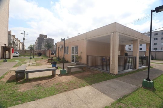 Área comum - Salão de festas de apartamento para alugar com 2 quartos, 50m² em Rio Branco, Canoas
