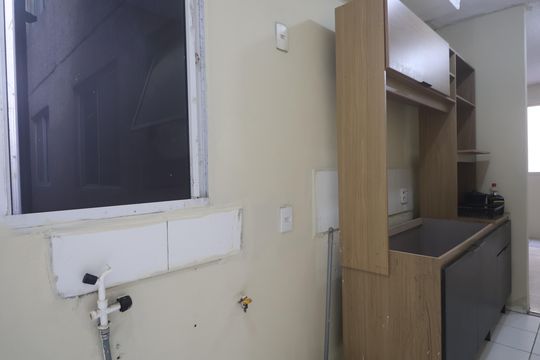 Cozinha  de apartamento para alugar com 2 quartos, 50m² em Rio Branco, Canoas