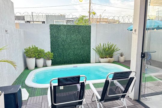 Área externa de casa de condomínio para alugar com 3 quartos, 100m² em Distrito Industrial, Cachoeirinha