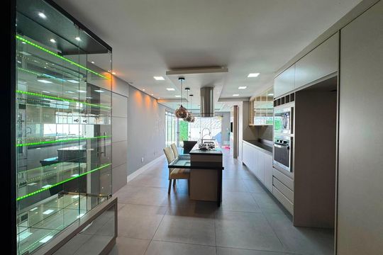 Cozinha de casa de condomínio para alugar com 3 quartos, 100m² em Distrito Industrial, Cachoeirinha