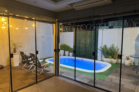 Área externa de casa de condomínio para alugar com 3 quartos, 100m² em Distrito Industrial, Cachoeirinha