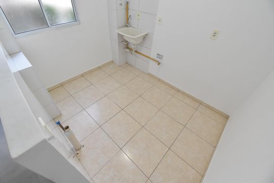 Cozinha de apartamento para alugar com 2 quartos, 47m² em Ouro Fino, São José dos Pinhais