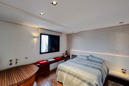 Quarto 1 - Suíte de apartamento à venda com 1 quarto, 82m² em Tatuapé, São Paulo