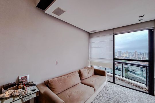 Sala de apartamento à venda com 1 quarto, 82m² em Tatuapé, São Paulo