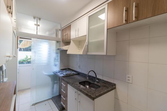 Cozinha de apartamento para alugar com 2 quartos, 60m² em Vila Nova, Campinas