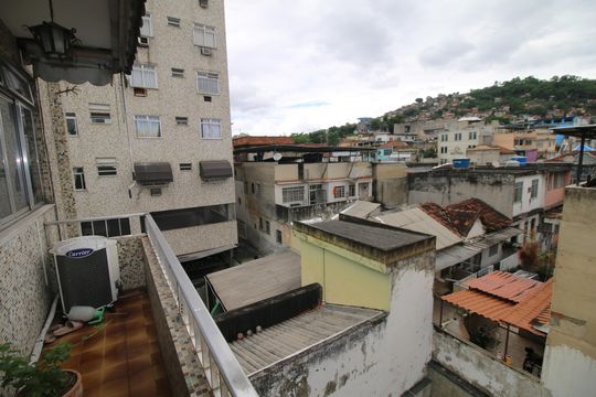 Varanda da Sala de apartamento à venda com 2 quartos, 96m² em Olaria, Rio de Janeiro