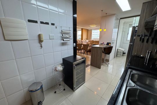 Cozinha  de apartamento à venda com 4 quartos, 168m² em Águas Claras, Brasília