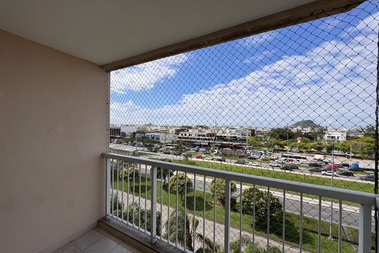 Varanda de apartamento à venda com 2 quartos, 74m² em Recreio dos Bandeirantes, Rio de Janeiro