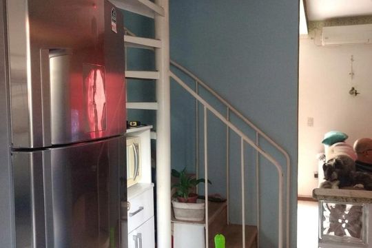Cozinha de casa de condomínio à venda com 3 quartos, 79m² em Vila Nova, Porto Alegre