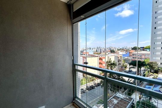 Varanda da Sala de apartamento para alugar com 2 quartos, 61m² em Vila Barros, Guarulhos