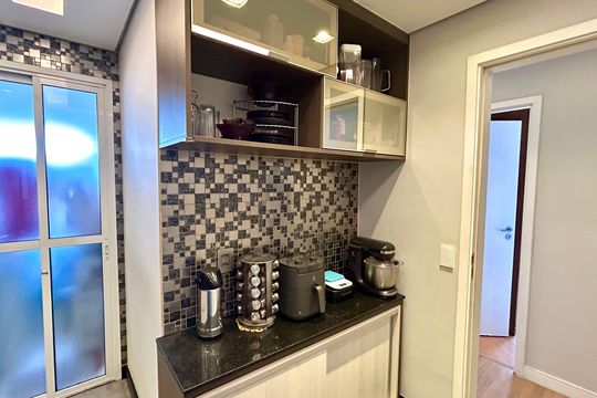 Cozinha de apartamento para alugar com 2 quartos, 61m² em Vila Barros, Guarulhos