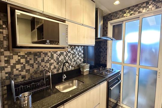 Cozinha de apartamento para alugar com 2 quartos, 61m² em Vila Barros, Guarulhos