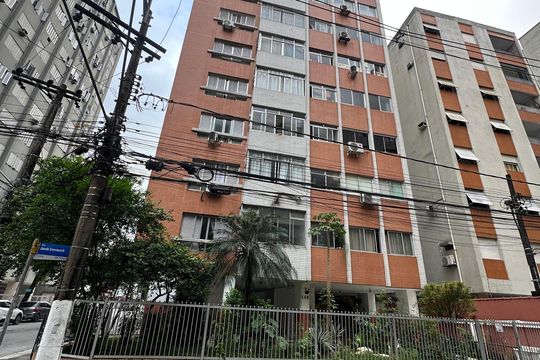 Fachada do Prédio de apartamento para alugar com 3 quartos, 128m² em Centro, São Vicente