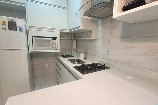 Cozinha de apartamento à venda com 1 quarto, 36m² em Praça da Bandeira, Rio de Janeiro