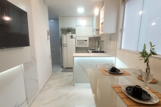 Sala de apartamento à venda com 1 quarto, 36m² em Praça da Bandeira, Rio de Janeiro