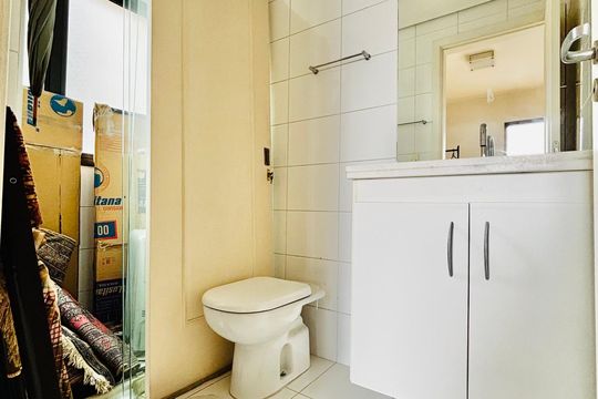 Banheiro da Suíte 2 de apartamento à venda com 4 quartos, 175m² em Alphaville Industrial, Barueri