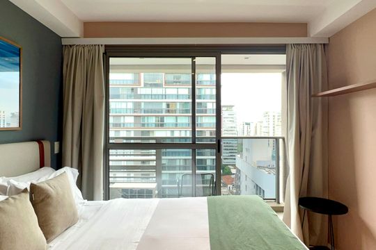 Suíte 2 de apartamento à venda com 2 quartos, 61m² em Jardim Paulista, São Paulo