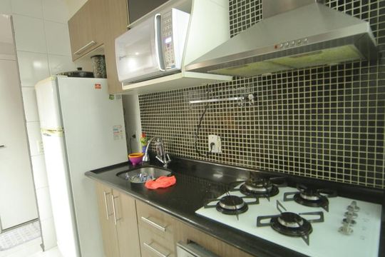 Cozinha  de apartamento para alugar com 2 quartos, 48m² em Jd Irajá, São Bernardo do Campo