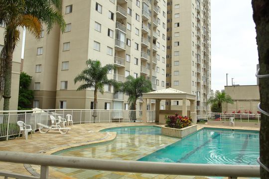Área comum - Piscina de apartamento para alugar com 2 quartos, 48m² em Jd Irajá, São Bernardo do Campo