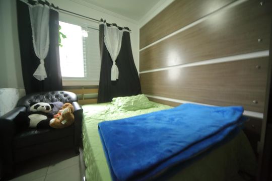 Quarto 1  de apartamento para alugar com 2 quartos, 48m² em Jd Irajá, São Bernardo do Campo