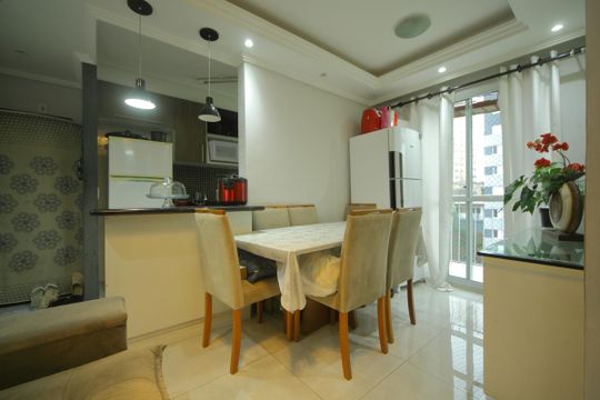 Sala  de apartamento para alugar com 2 quartos, 48m² em Jd Irajá, São Bernardo do Campo