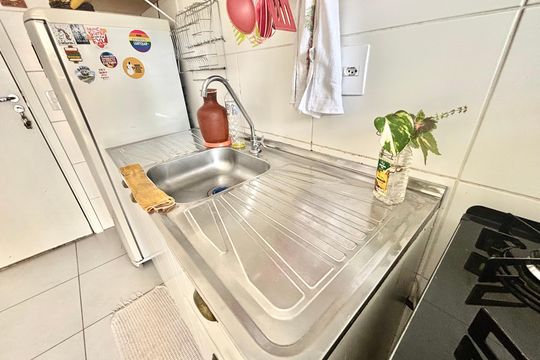 Cozinha de apartamento para alugar com 1 quarto, 34m² em Vila Penteado, São Paulo